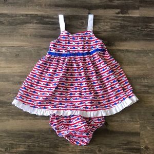 Sweet♥️ Hearts Dress & Cover size 24M